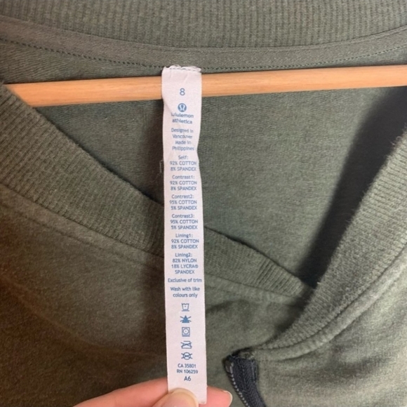 Lululemon Mula Bundle Wrap Heathered Fatigue Green / Heathered Dark Grey Size 8 - Picture 7 of 13